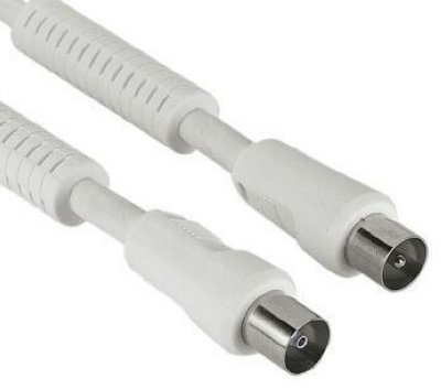  HAMA H-43569 (Coaxial) 3.0 m, white