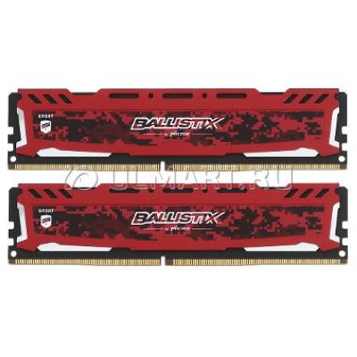   DDR4 8Gb 2400MHz PC-19200 Crucial Ballistix Sport (BLS2C4G4D240FSB) (2x4Gb KIT)