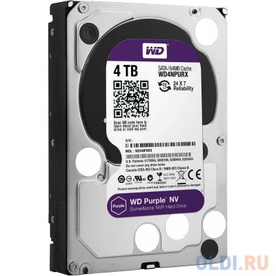   3.5" 4Tb Western Digital SATAIII WD4NPURX