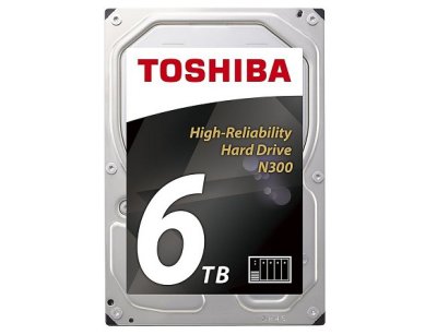   Toshiba N300 3.5" 6Tb SATA III, 128Mb, 7200rpm HDWN160UZSVA