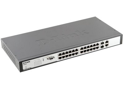   D-Link DES-3200-28/C1A 24-port Switch 10/100Mbps/4 Combo 1000 Mbps/SFP/19"