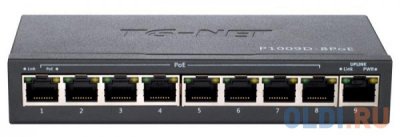  TG-NET P1009D-8PoE-120W  8  10/100Mbps 8x15W PoE 1xUplink