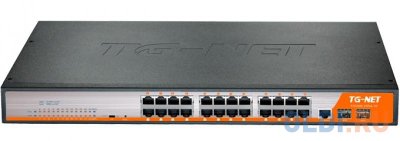  TG-NET P3026M-24PoE-300W-V3  L2 24  10/100/1000Mbps 24x12.5W PoE 2xSFP