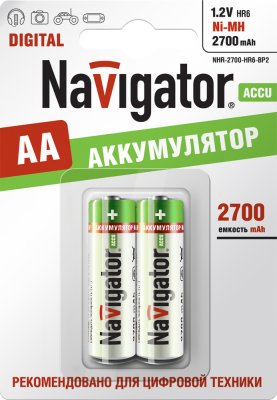  AA - Navigator 94 465 2700 mAh Ni-MH (2 )