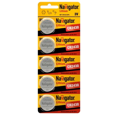  CR2430 - Navigator 94 781 CR-2430-5BL (5 )