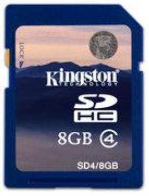   8Gb - Kingston High-Capacity Class 4 - Secure Digital FCR-MLG2+SD4/8GB  - M