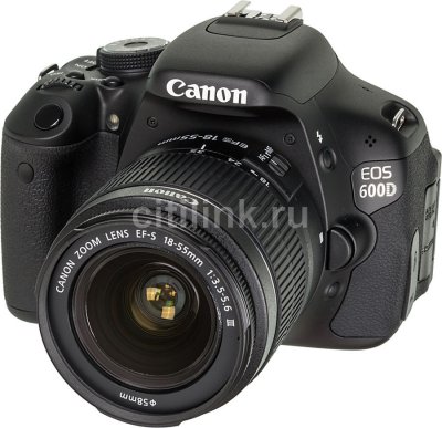   CANON EOS 600D kit ( 18-55mm f/3.5-f/5.6 III), 