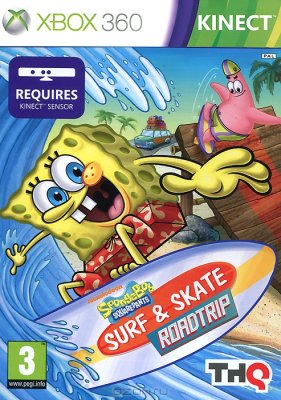   Microsoft XBox 360 SpongeBob Surf & Skate Roadtrip Kinect