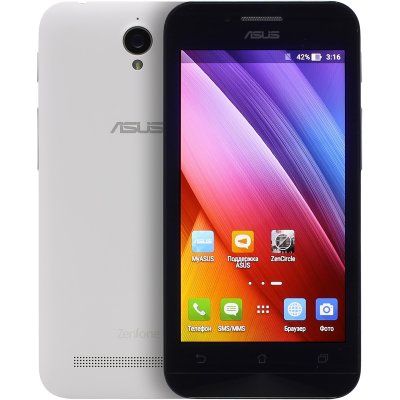  ASUS ZenFone Go ZC451TG 8Gb Dual Sim (White) (90AZ00S2-M00040)