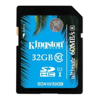   32Gb - Kingston - Secure Digital HC Ultimate UHS-I Class 10 SDA10/32GB (!)