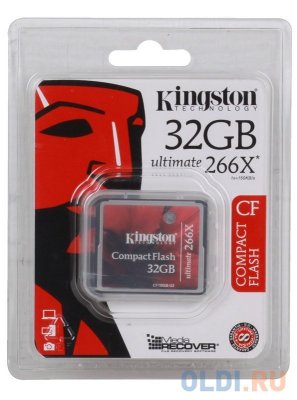 - Compact Flash 32  Kingston Ultimate 266x ( CF/ 32GB-U2 )