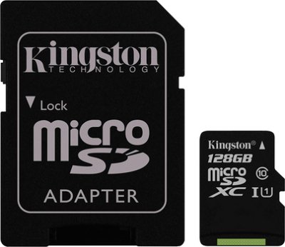   Micro SecureDigital 128Gb Kingston SDXC class 10 (SDC10G2 / 128GB)