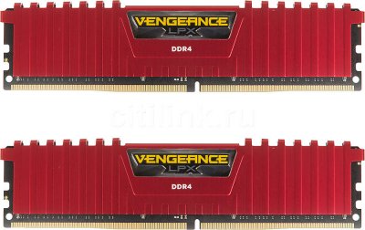   DDR4 8Gb 3200MHz PC-25600 Corsair Vengeance LPX (CMK8GX4M2B3200C16R) (2x4Gb KIT)