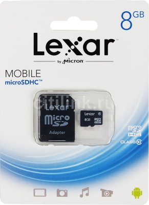   microSDHC LEXAR 8 