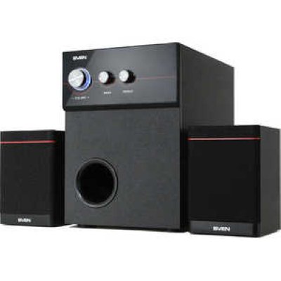 SVEN 2.1 MS-915 BLACK (2.1 system, 10W+2x8W RMS, volume control)