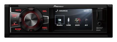  Pioneer MVH-390BT USB MP3 FM 1DIN 4x50  