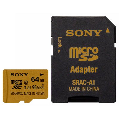   SDHC Micro Sony SR-64MX2A/NT