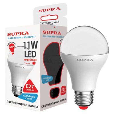  LED Supra SL-LED-PR-A60-11W/4000/E27