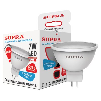  LED Supra SL-LED-PR-MR16-7W/4000/GU5.3