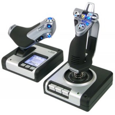   PC Saitek X52 Flight Control System (9 ., 2x 8 .., throttle, USB) (PS28)