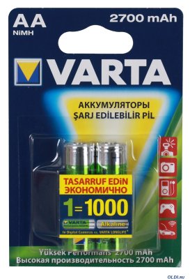  VARTA Professional Acc u 2 AA 2700 mAh 05706301402