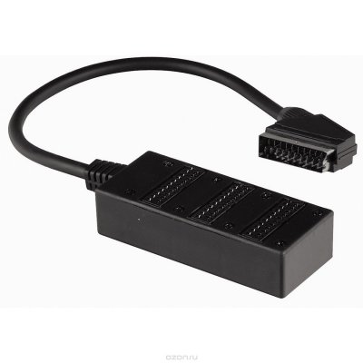  Hama H-42947 Scart, Black