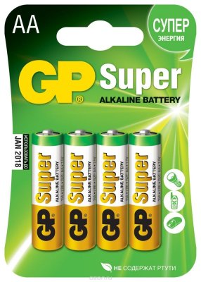   GP Batteries "Super Alkaline",  , 4 