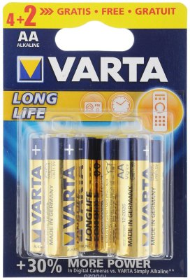  Varta "Longlife",  AA, 1,5 , 6 . 43146