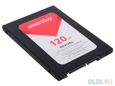   SSD 2.5" 120 Gb Smartbuy SATA III Revival (R520/W345MB/s, 7mm PS3110 TLC) (