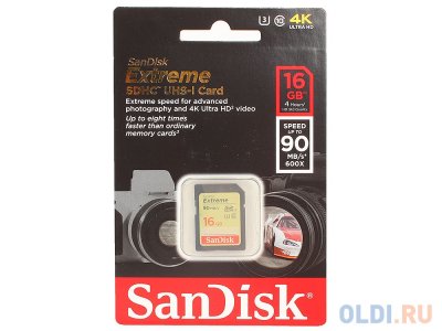   SDHC SanDisk 32Gb Class 10 Extreme (SDSDXNE-016G-GNCIN)