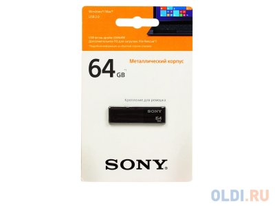   Sony 64GB USM64W Black