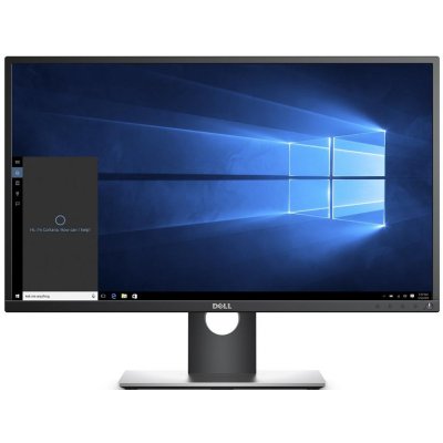  19.5" Dell P2017H Black IPS, 1600x900, 6ms, 250 cd/m2, 1000:1 (DCR 4M:1), D-Sub, HDMI, DP, U