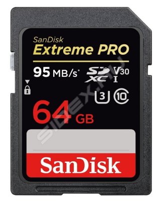 - SecureDigital 64Gb SanDisk Extreme Pro SDXC Class 10 UHS-I U3 ( SDSDXXG-064G-GN4IN )