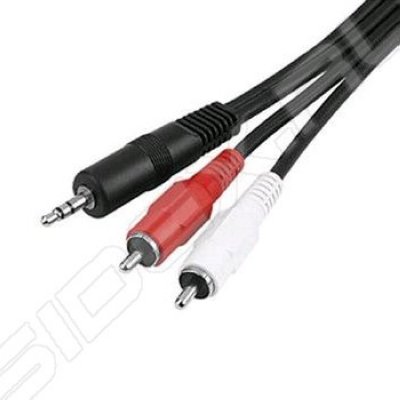  3.5 Jack (M) - 2  RCA (M) (5bites AC35J2R-030M) ()