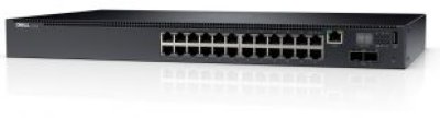  Dell N2024 24x 1GbE + 2x 10GbE SFP+ fixed ports, Stacking, PDU, 3Y PNBD (210-ABNV-001)