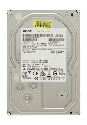 SATA   HDD 4 Tb 6Gb / s Ultrastar 7K6000 HUS726040ALA614 3.5" 7200rpm 128Mb 