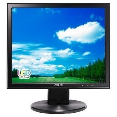  17" Asus VB178T Black (LCD, 1280x1024, 5 ms, 170/160, 250 cd/m, 1000:1, +DVI, +MM)