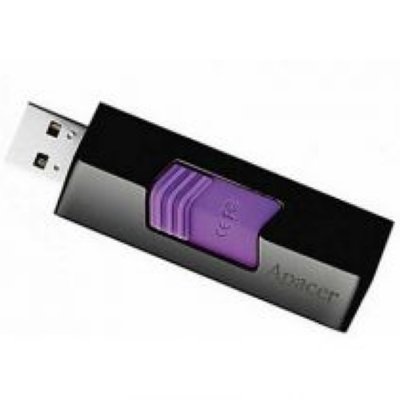  USB Flash Drive 16Gb Apacer Handy Steno AH332 Purple USB 2.0 (AP16GAH332B-1)