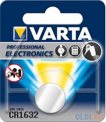 A135 mAh Varta 6632 CR1632 1 