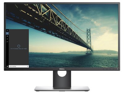  27" Dell P2717H Black IPS, 1920x1080, 6ms, 300 cd/m2, 1000:1 (DCR 4M:1), D-Sub, HDMI, DP, US