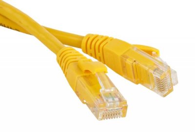 - UTP 5E  0.15  Hyperline PC-LPM-UTP-RJ45-RJ45-C5e-0.15M-LSZH-YL 