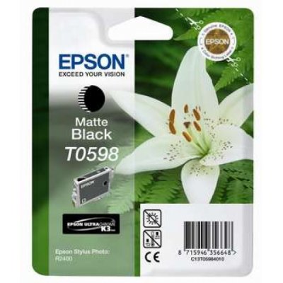 T05984010  EPSON T0598 Matt Black  Stylus Photo R2400 C13T05984010