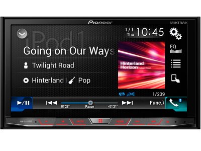  Pioneer AVH-X8800BT 7" 800  480 USB MP3 CD DVD FM RDS 2DIN 4x50  