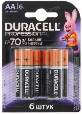  Duracell Professional AA LR6/MN1500 6 .