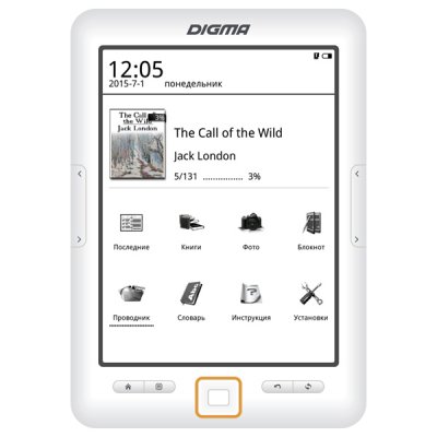   E-Ink Digma E631 white