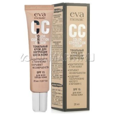 CC    Eva Mosaic Color Correction Cream, 20 , 03, 