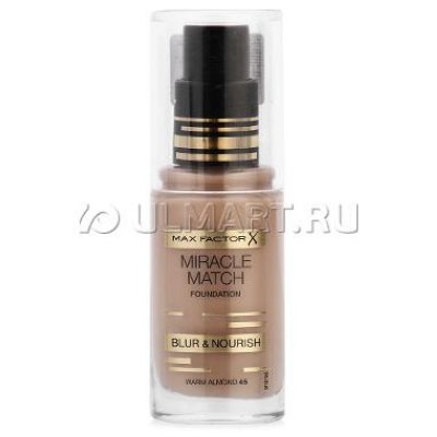       Max Factor Miracle Match, 30 , 45 Warm Almond