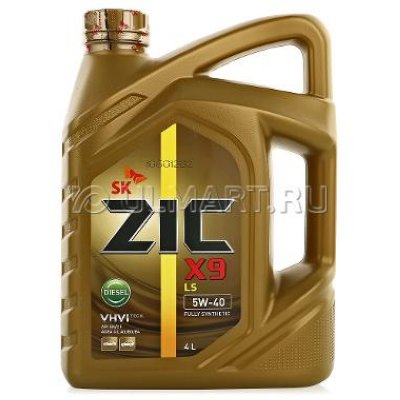   ZIC X9 LS DIESEL 5W-40 4  