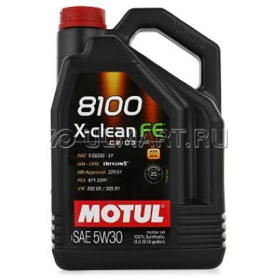   MOTUL 8100 X-Clean FE 5W-30 C3, 