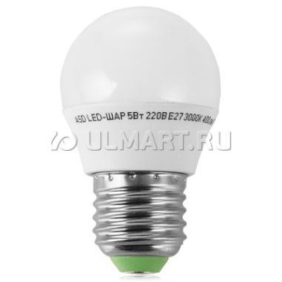   ASD LED--standard 5.0  160-260   27 3000  400 